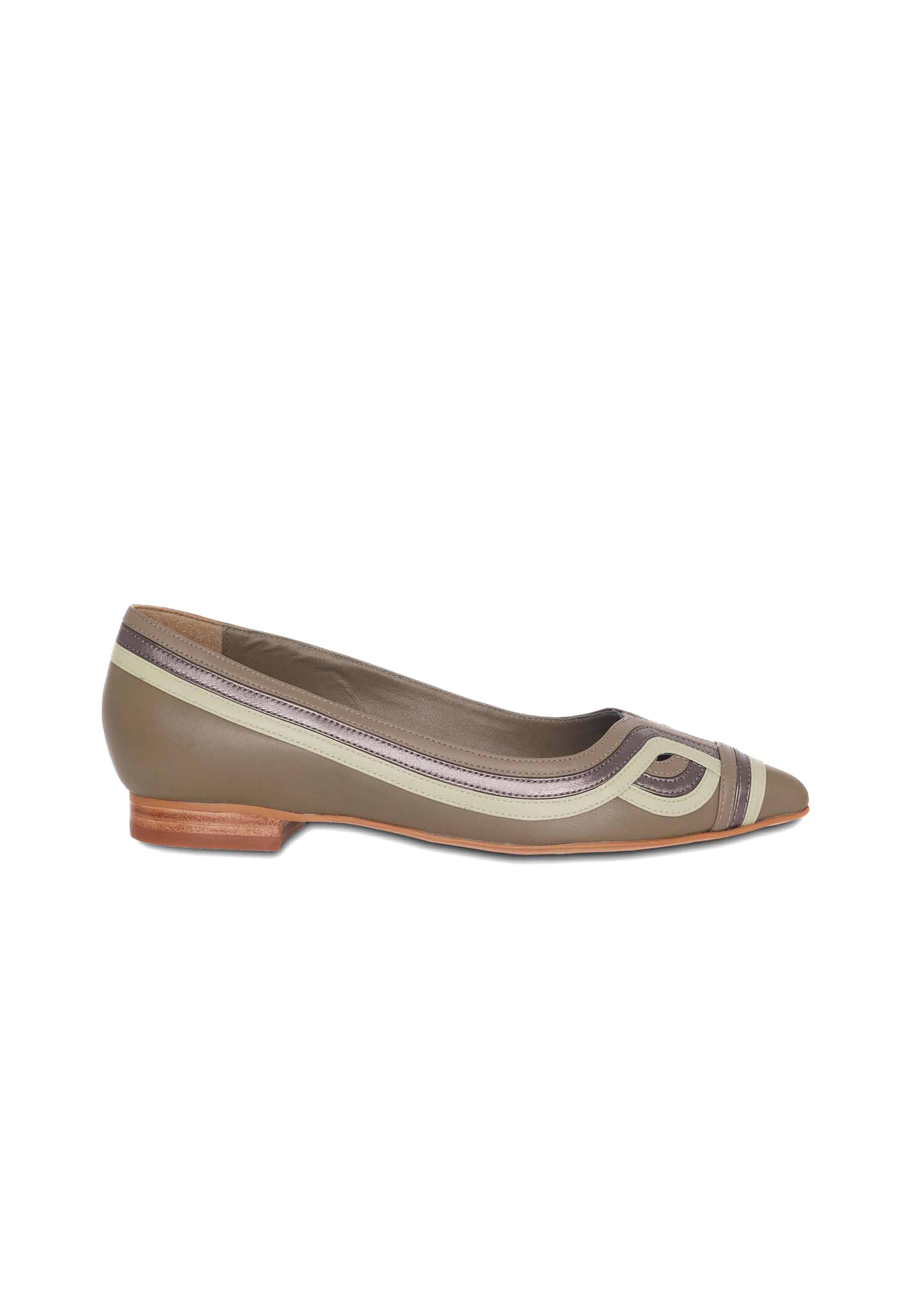Mangará Leather Ballerinas