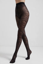 Conte Sahara Fantasy Tights | Animalistic Lace Interlacing