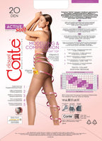 Shaping Support with Vitamin E Tights Conte Active Soft 20 Den
