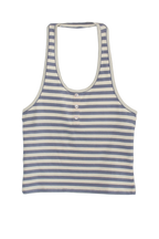 Bruna Halter Top In Season Stripe