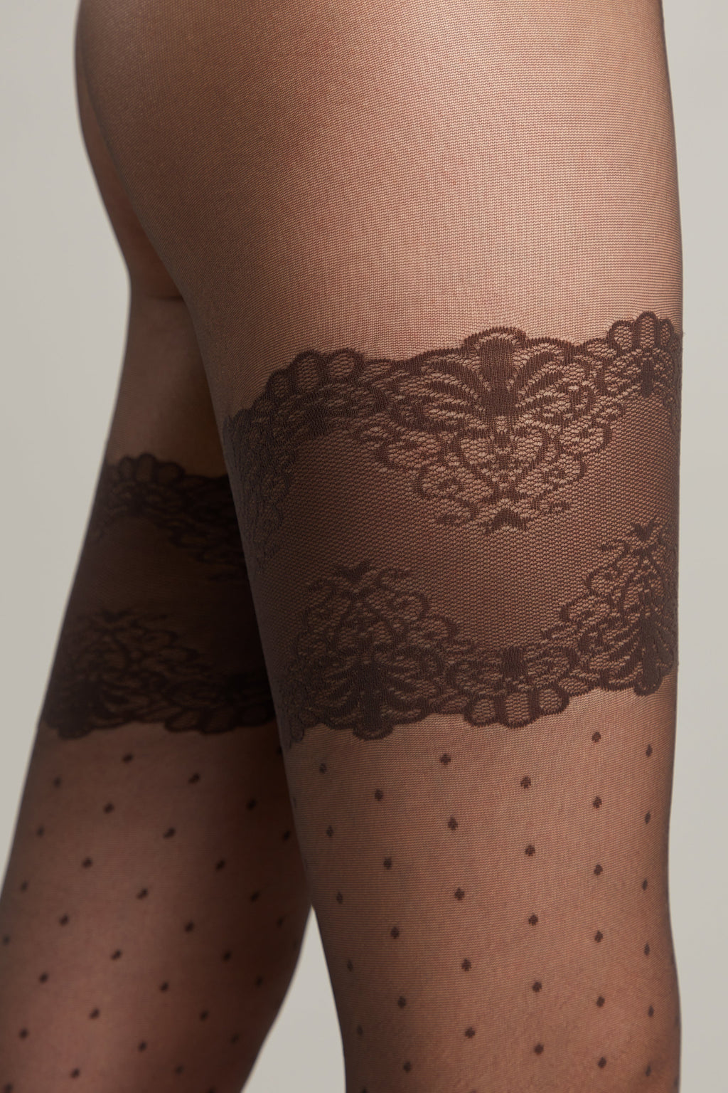 Conte Evening Fantasy Tights | Polka Dots Stockings Imitation