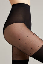 Conte Sensation Fantasy Tights | Polka Dots Stockings Imitation