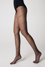 Fantasy Tights Conte Sentiment Diagonal Inscriptions