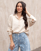 Kathryn Classic Button-Up | Ivory