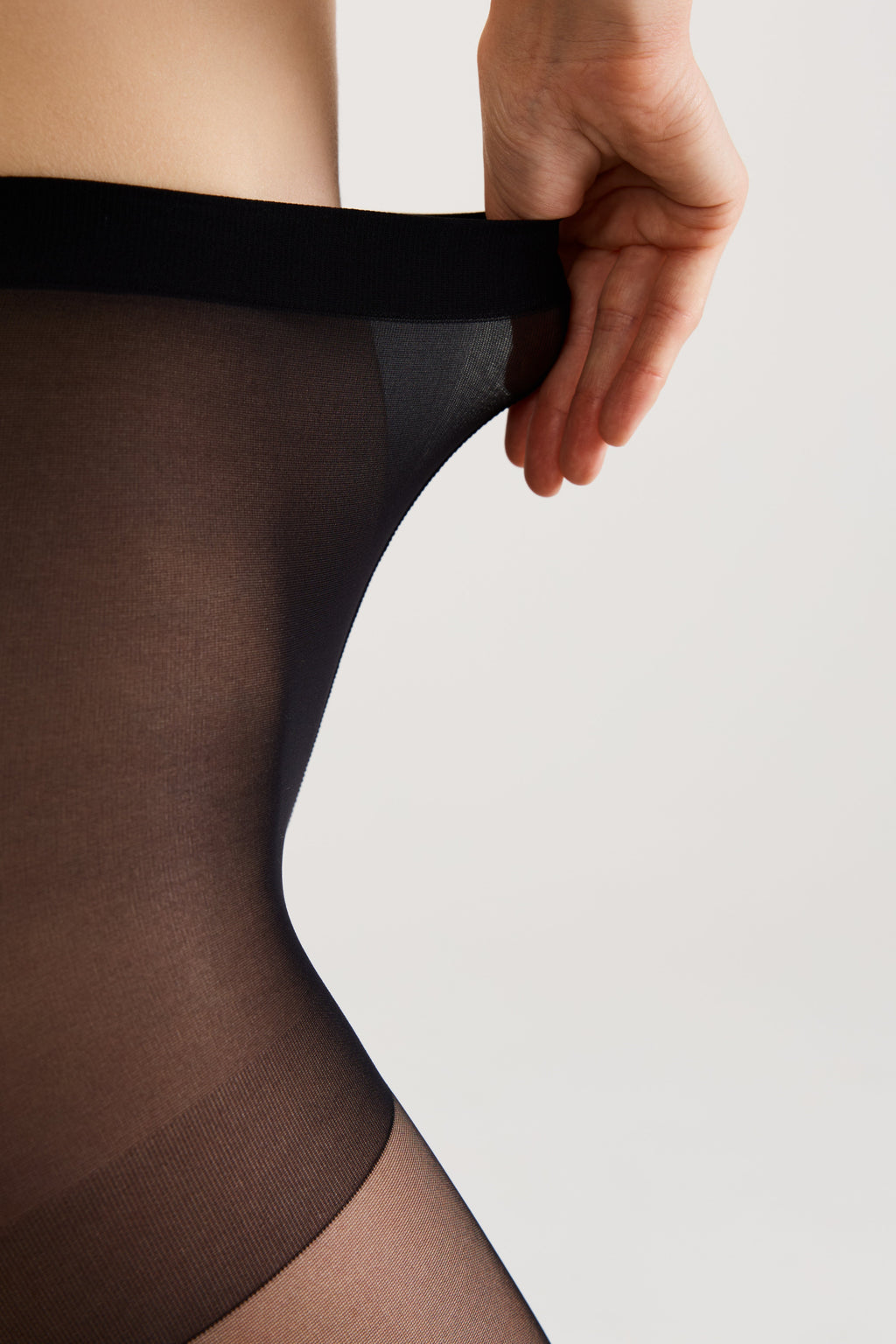 Conte Sheen Fantasy Tights | Flock and Rhinestone Applique
