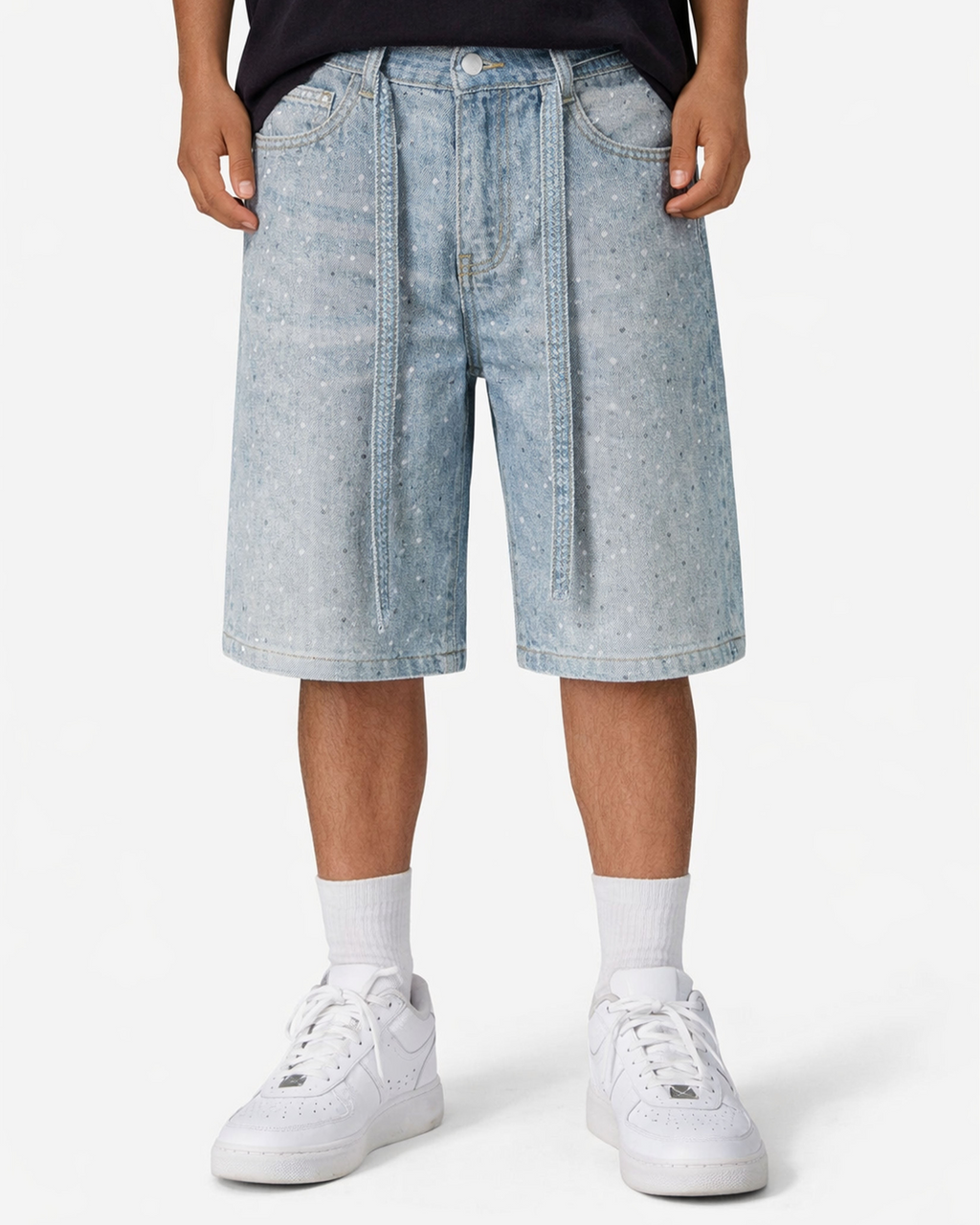 Azul Rhinestone Shorts