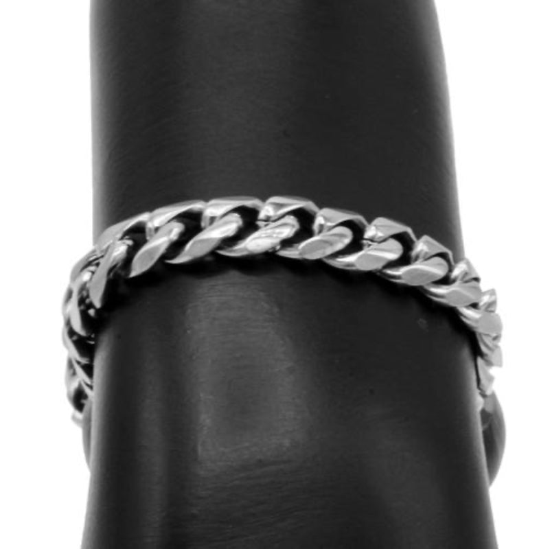 Miami Cuban Link Stainless Steel Necklace Bracelet Set