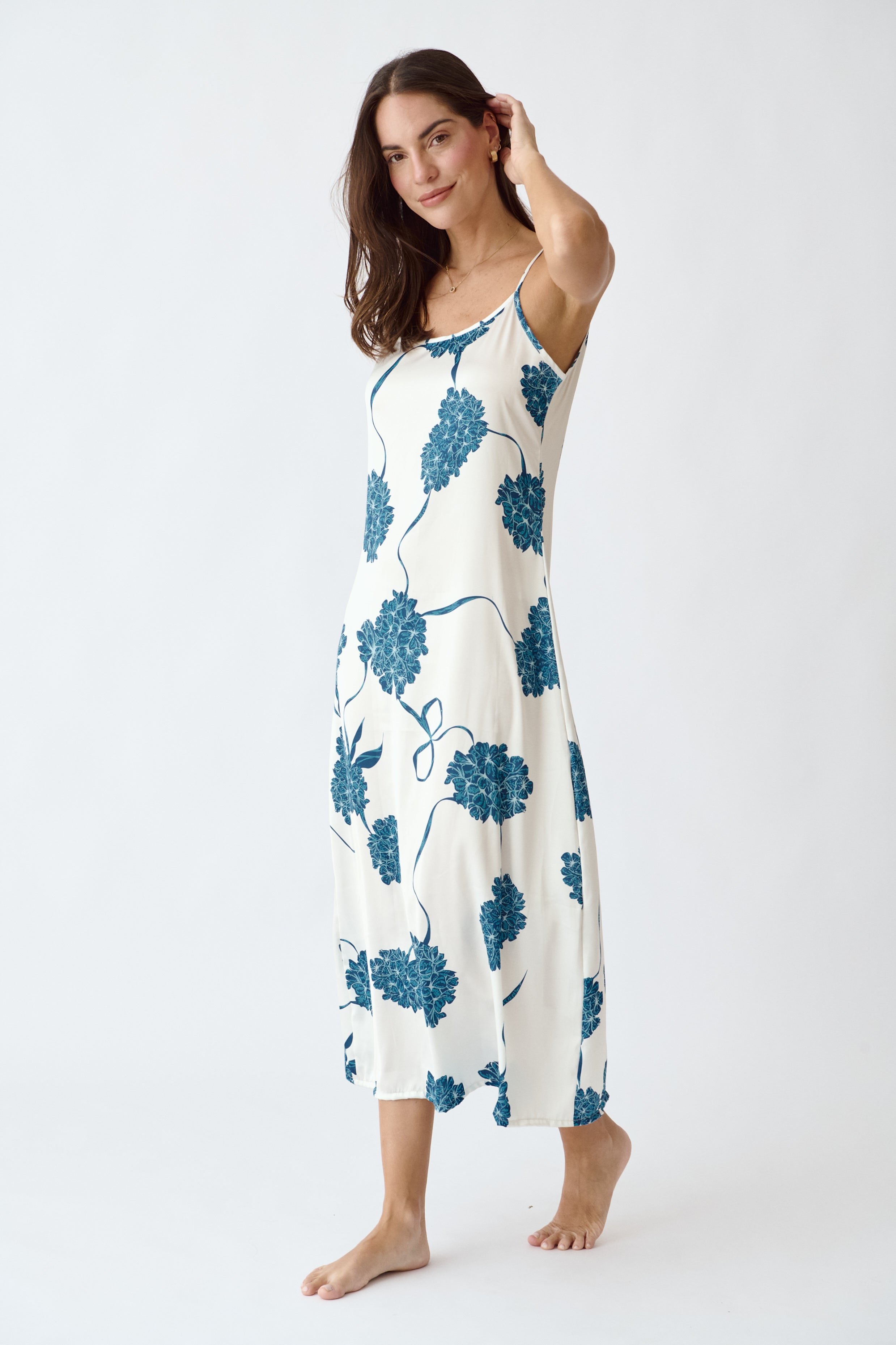 Washable Silk Kimono & Dress Set Blossom