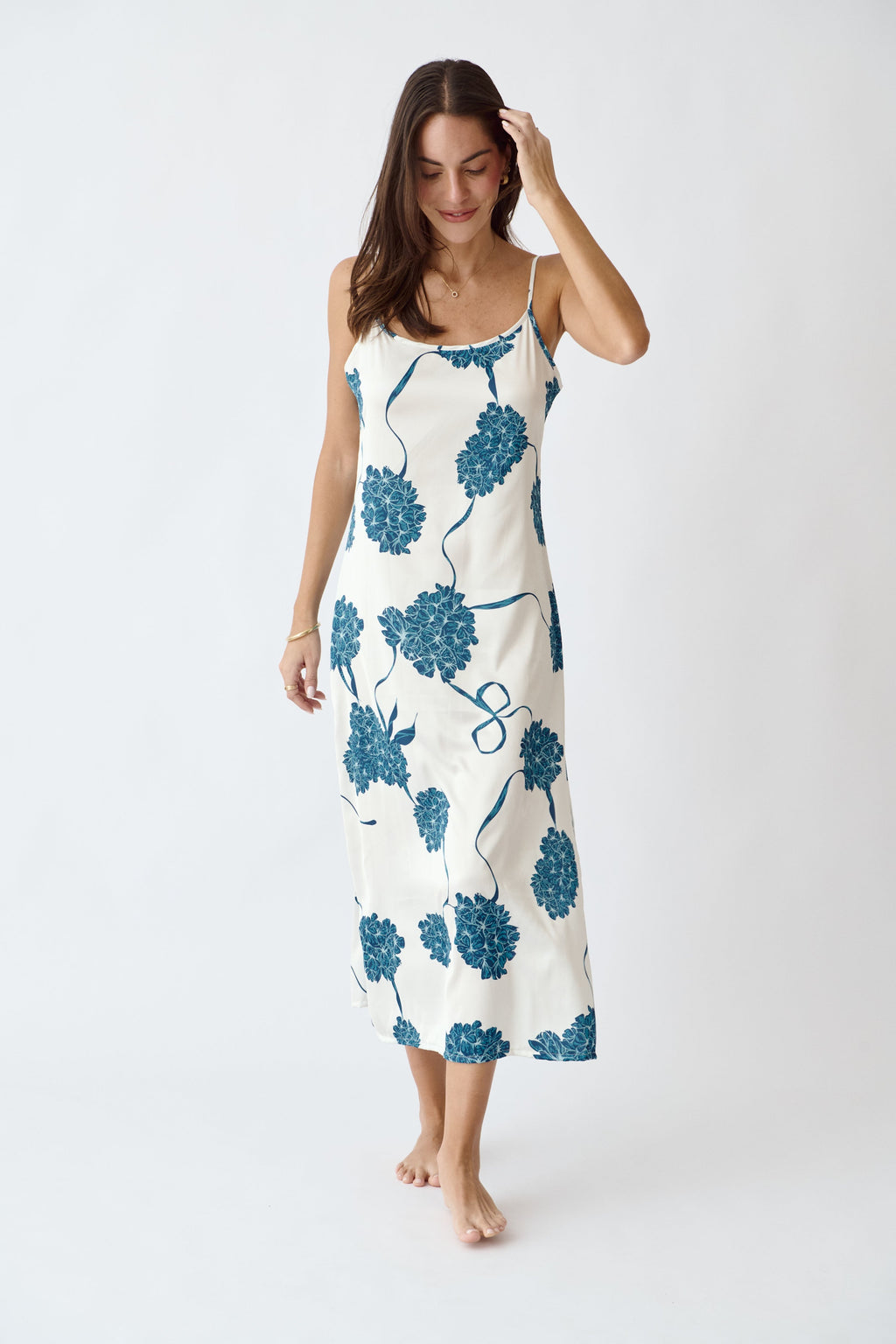 Washable Silk Kimono & Dress Set Blossom