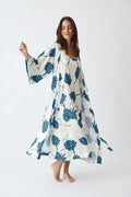 Washable Silk Kimono & Dress Set Blossom