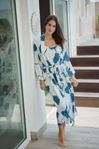 Washable Silk Kimono & Dress Set Blossom