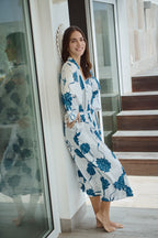 Washable Silk Kimono & Dress Set Blossom