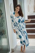 Washable Silk Kimono & Dress Set Blossom