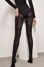 Conte Fantasy Tights Sketch with Inscriptions