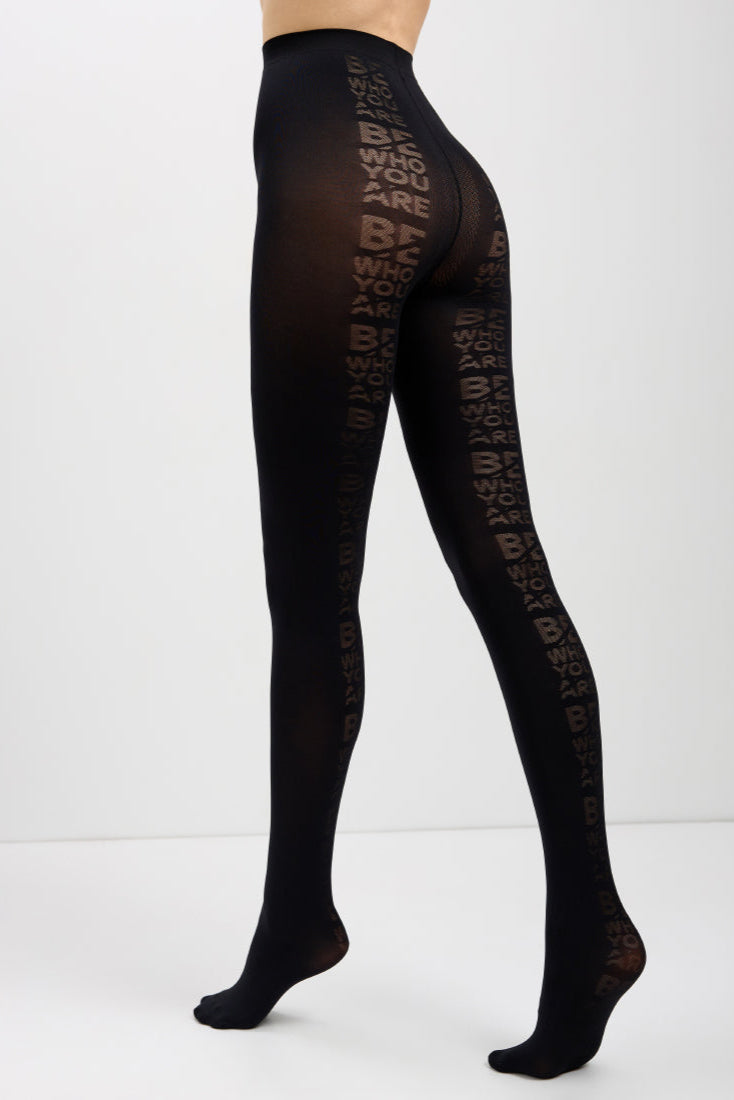 Conte Fantasy Tights Sketch with Inscriptions