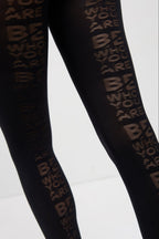 Conte Fantasy Tights Sketch with Inscriptions