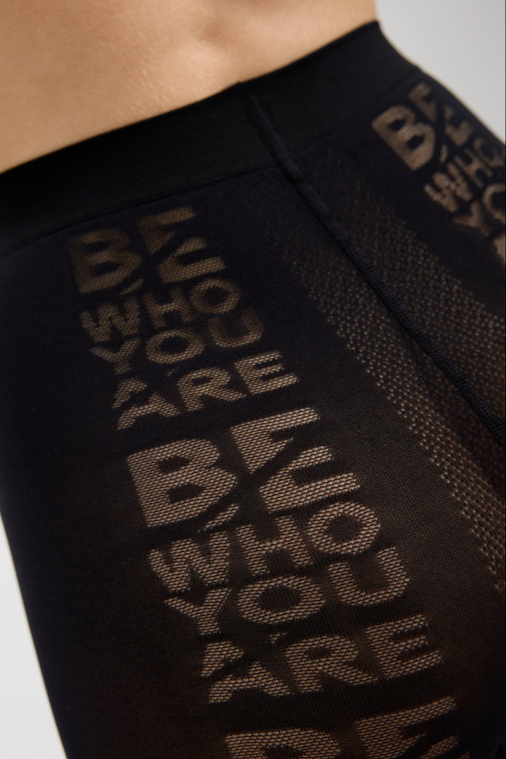 Conte Fantasy Tights Sketch with Inscriptions