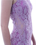 Lace Evening Dress with Split | Lavender