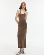‘Cool Girl Recipe’ Exclusive Ferment-Washed Distressed Tank Maxi Dress