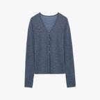 ‘Long Island Vacation’ Wool Blend Knitted Cardigan