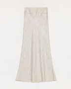 Retro Bias-Cut Linen Blended Straight Fishtail Maxi Skirt ‘Light and Breezy’