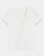 FireladyFur Slim Fit Tencel Wool Women's Henley Shirt