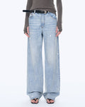 Distressed Dirty Dyed Tencel Cotton Jeans ‘Art Journey’