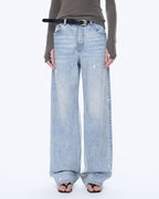 Distressed Dirty Dyed Tencel Cotton Jeans ‘Art Journey’