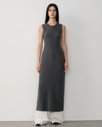 Fireladyfur Women's Merino Wool Knit Dress ‘Island Letters’