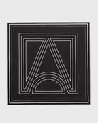 Fireladyfur Women's Stretch Silk Scarf with Original Geometric Print