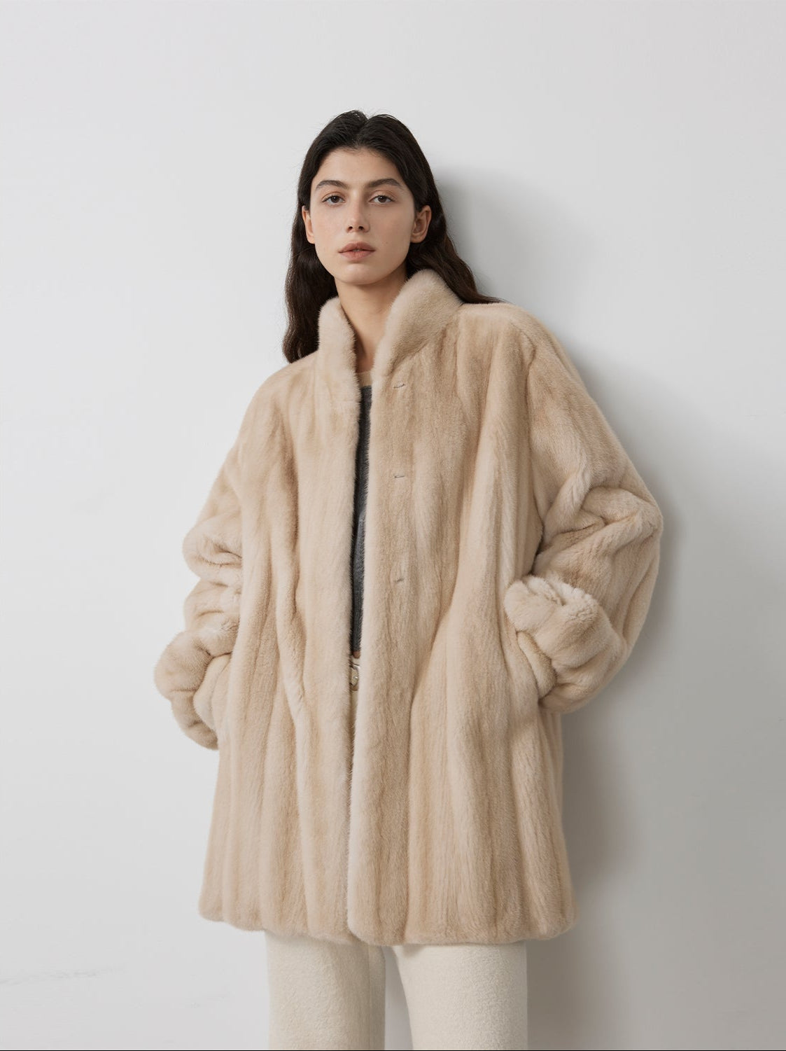 Meteor Variations Sable Fur Coat