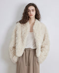 Fireladyfur Tuscan Sheepskin Coat ‘Morning Mist Fairy’