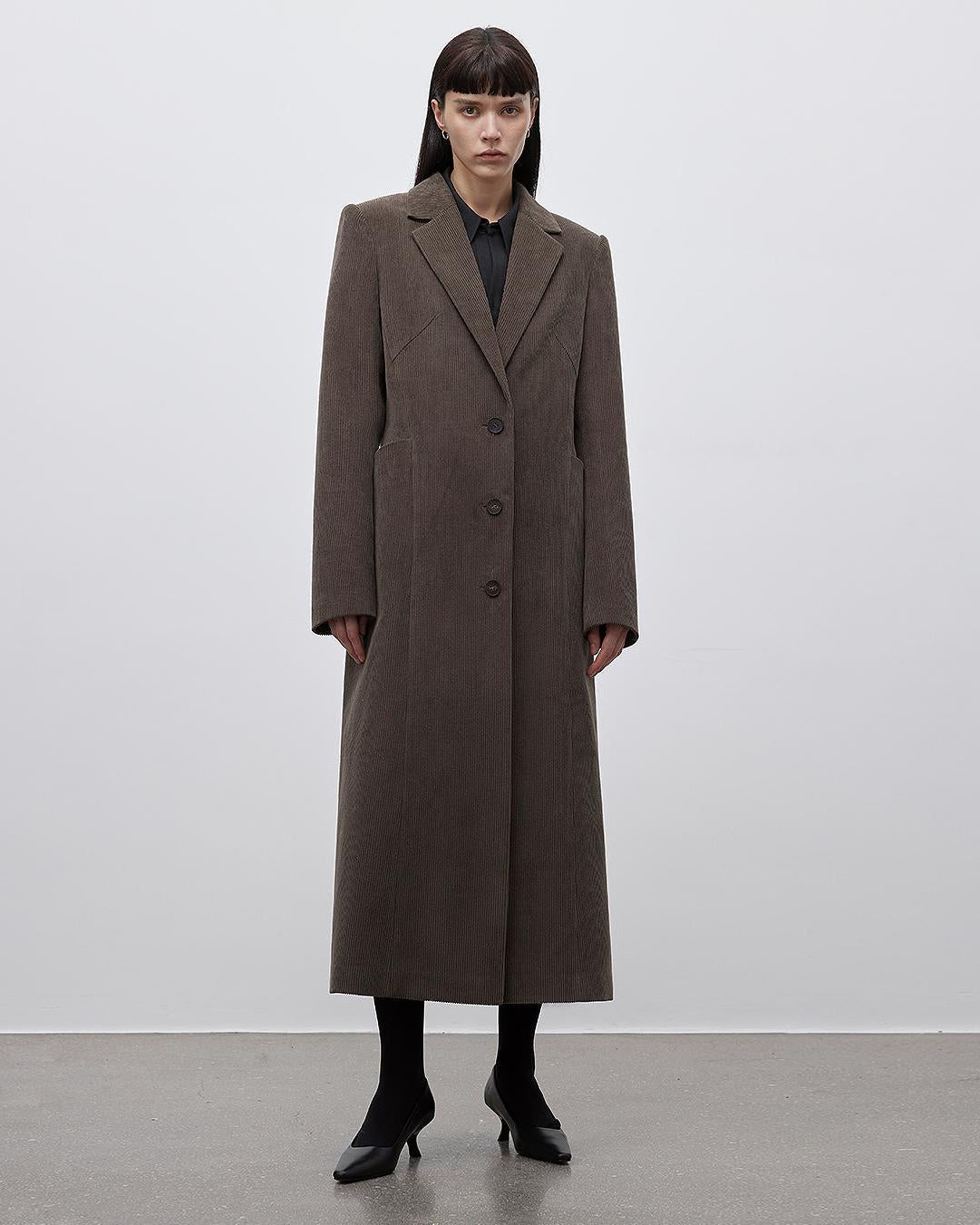 Corduroy Three-Dimensional Pocket Waist Coat