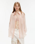 Wave Relaxed Cupro-Amino Shirt ‘Hazy Spring’