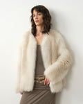 Romantic Nordic Imported Colorful Fox Fur Coat