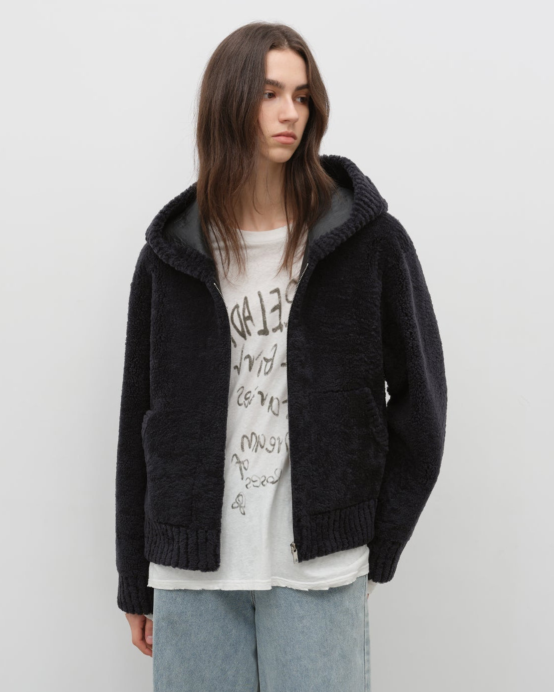 Fireladyfur Women's Hooded Merino Sheepskin Jacket ‘Bad Boy’