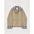 Women's Retro Plaid Cotton Short Jacket | Loose Fit | ‘Monsoon Climate’