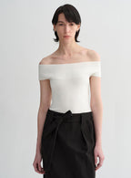 Mulberry Silk Blended One-Shoulder Strapless Summer Top