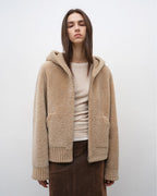Fireladyfur Women's Hooded Merino Sheepskin Jacket ‘Bad Boy’