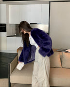 Fireladyfur Women's Pink Tuscan Sheepskin Coat 'Babylon Phantom Nights'