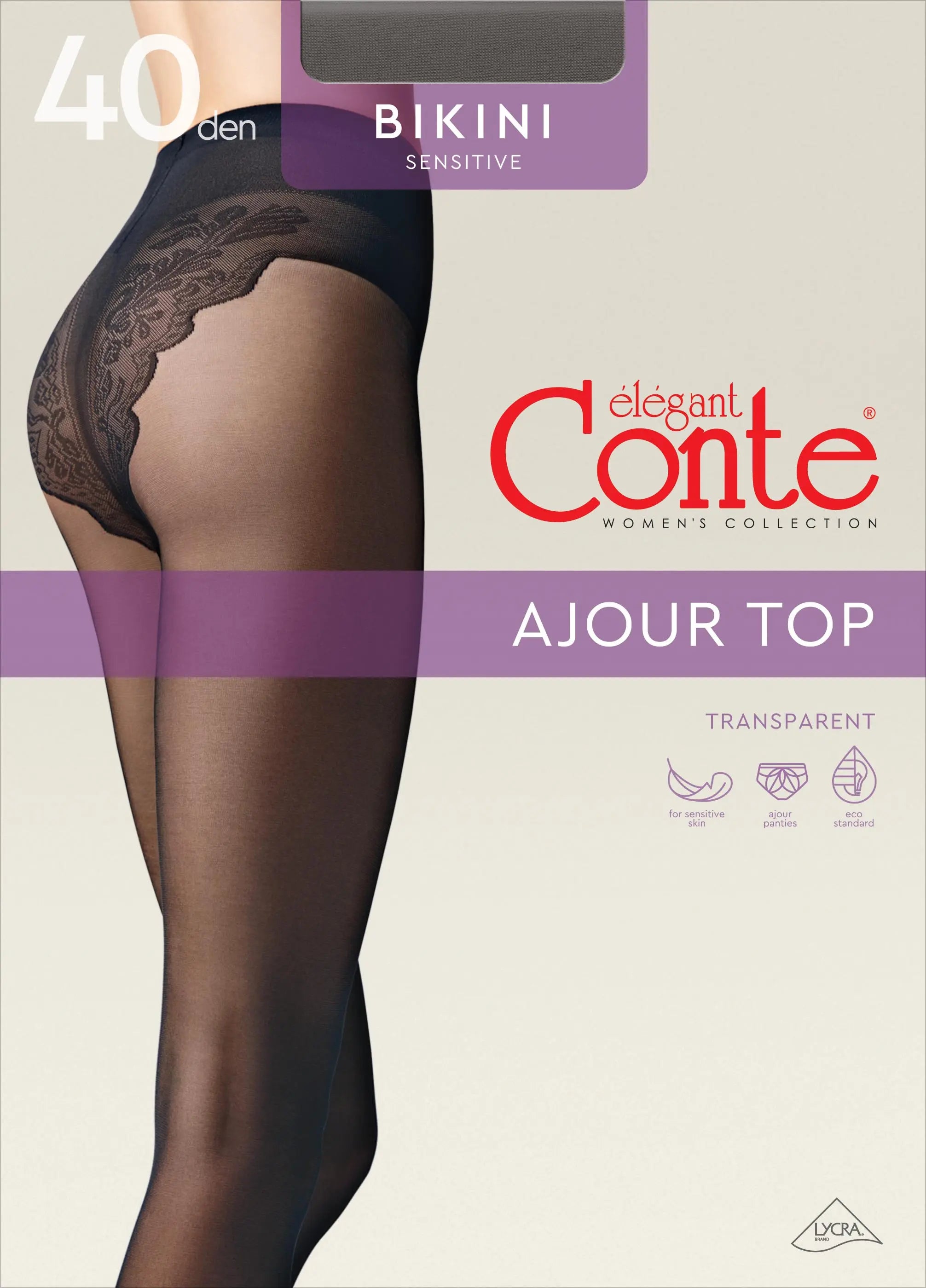 Conte Bikini Tights 40 Den | Ajour Top