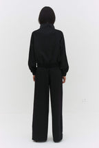 Leiseu Track Pants in Black