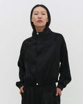 Leiseu Track Jacket in Black