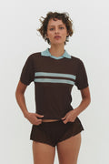 ARACI Knit Top In Cocoa Cream