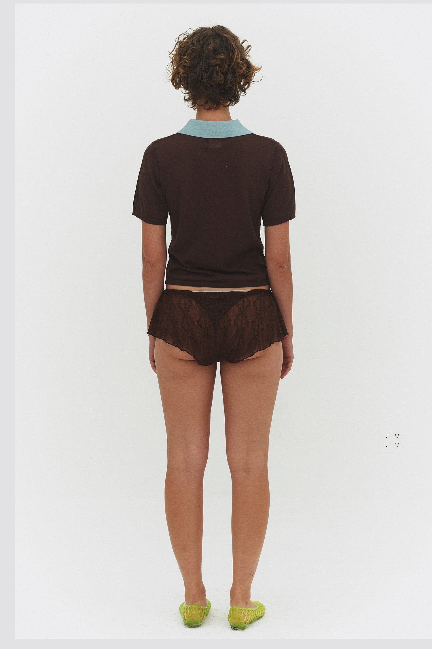 ARACI Knit Top In Cocoa Cream