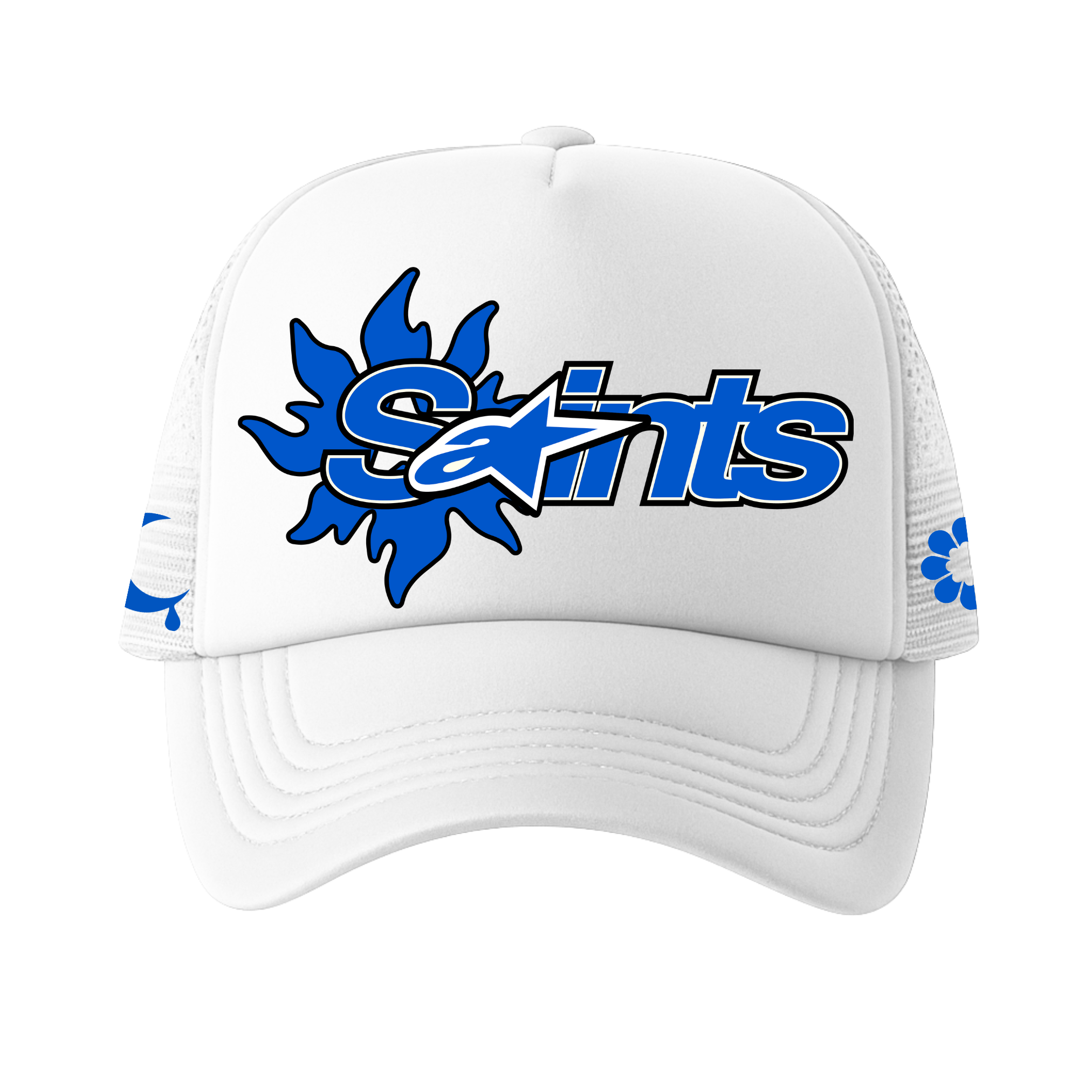 Saint Tears Trucker Hat | White