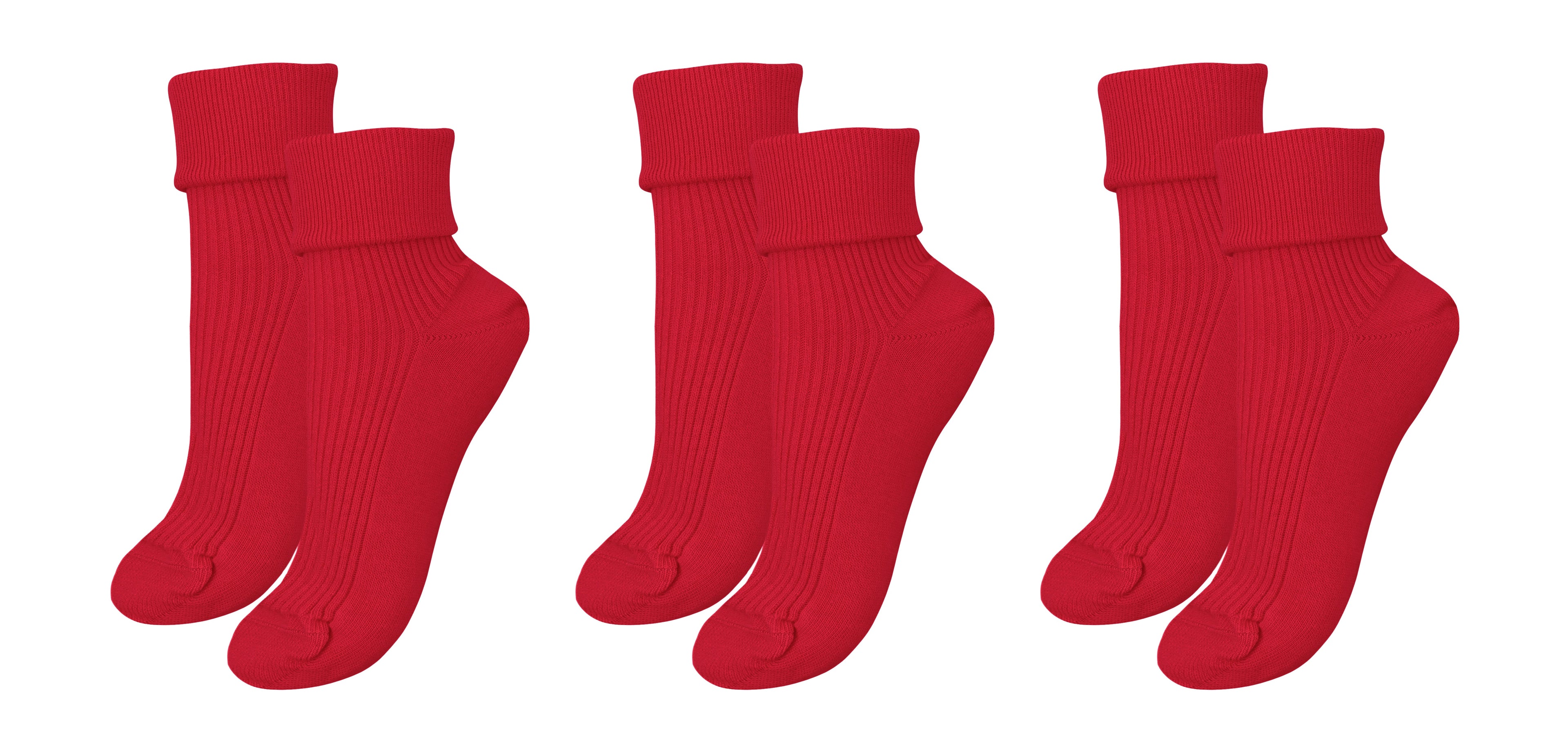 Tittimitti® 100% Organic Combed Cotton Luxury Women's Socks | 3-Pack