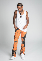 Color Dye Stacked Jeans | AJ04SK