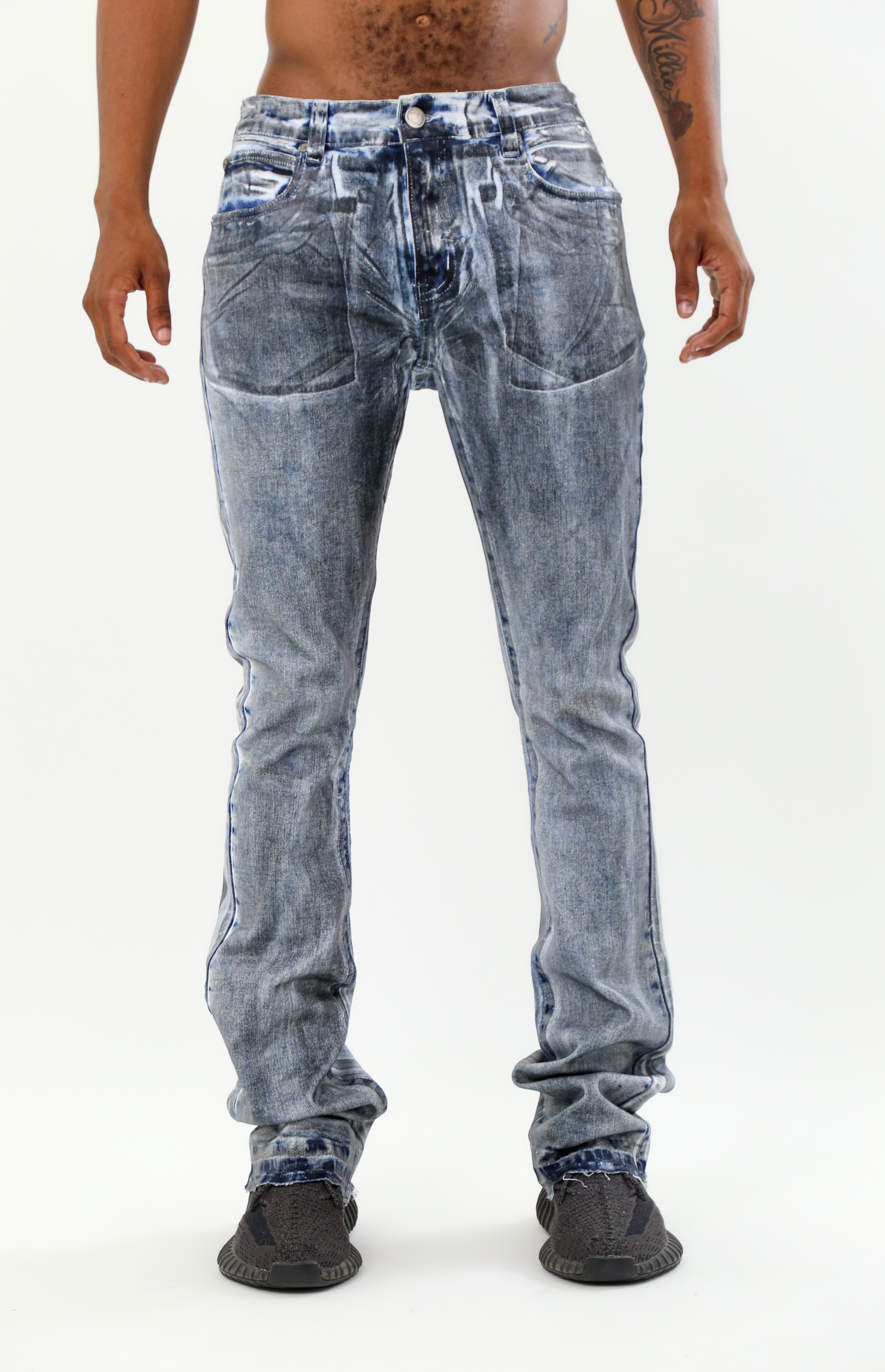 Foil Wash Stacked Jeans | ASJ08
