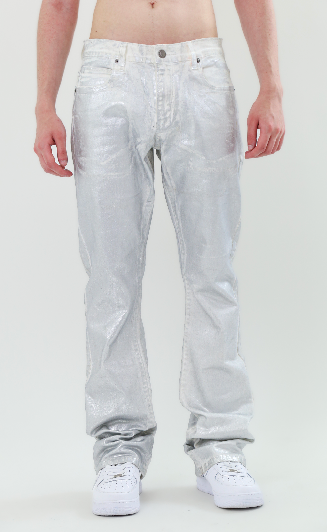 Foil Wash Stacked Jeans | ASJ08